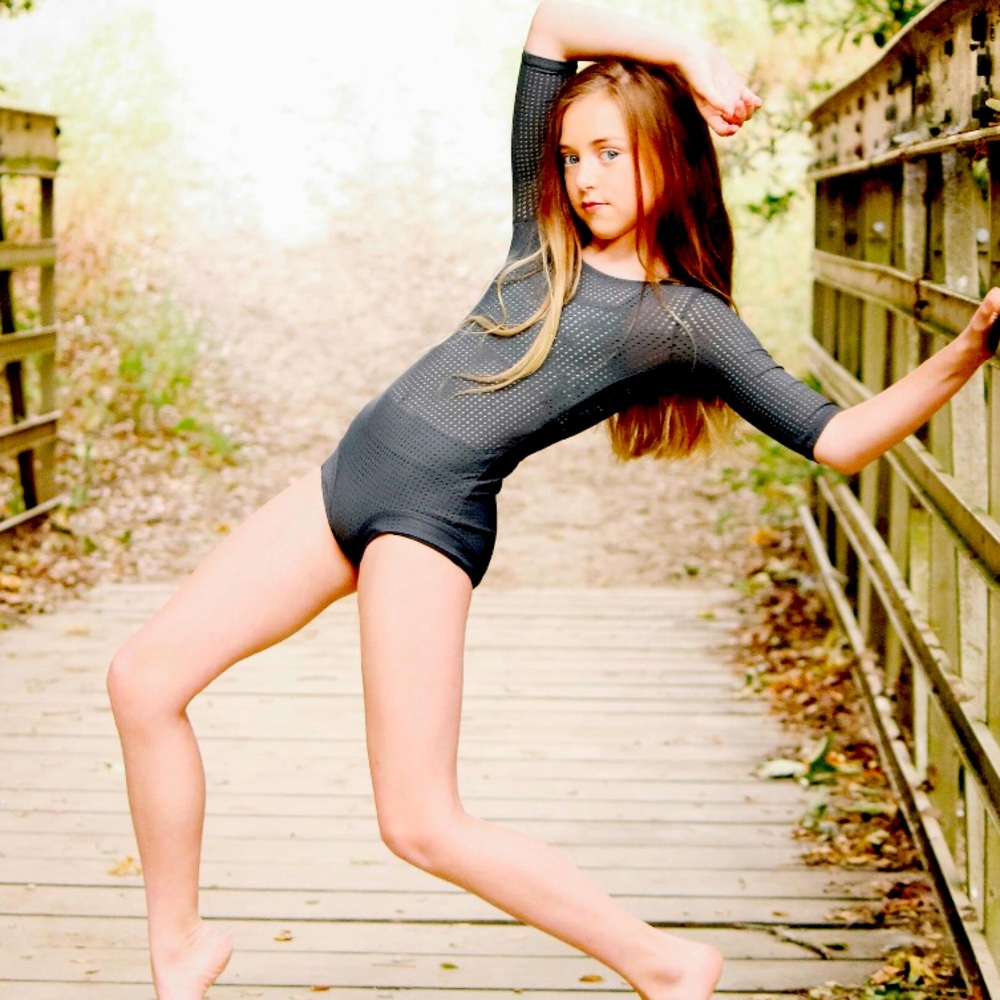Tilt Dancewear 3 piece leotard. Sz M child